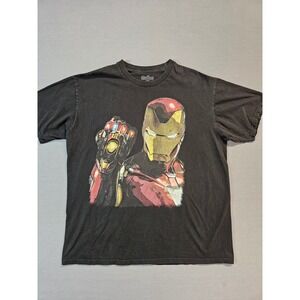 Marvel Shirt Avengers Endgame Iron Man Thanos Infinity Gauntlet Graphic Mens XL